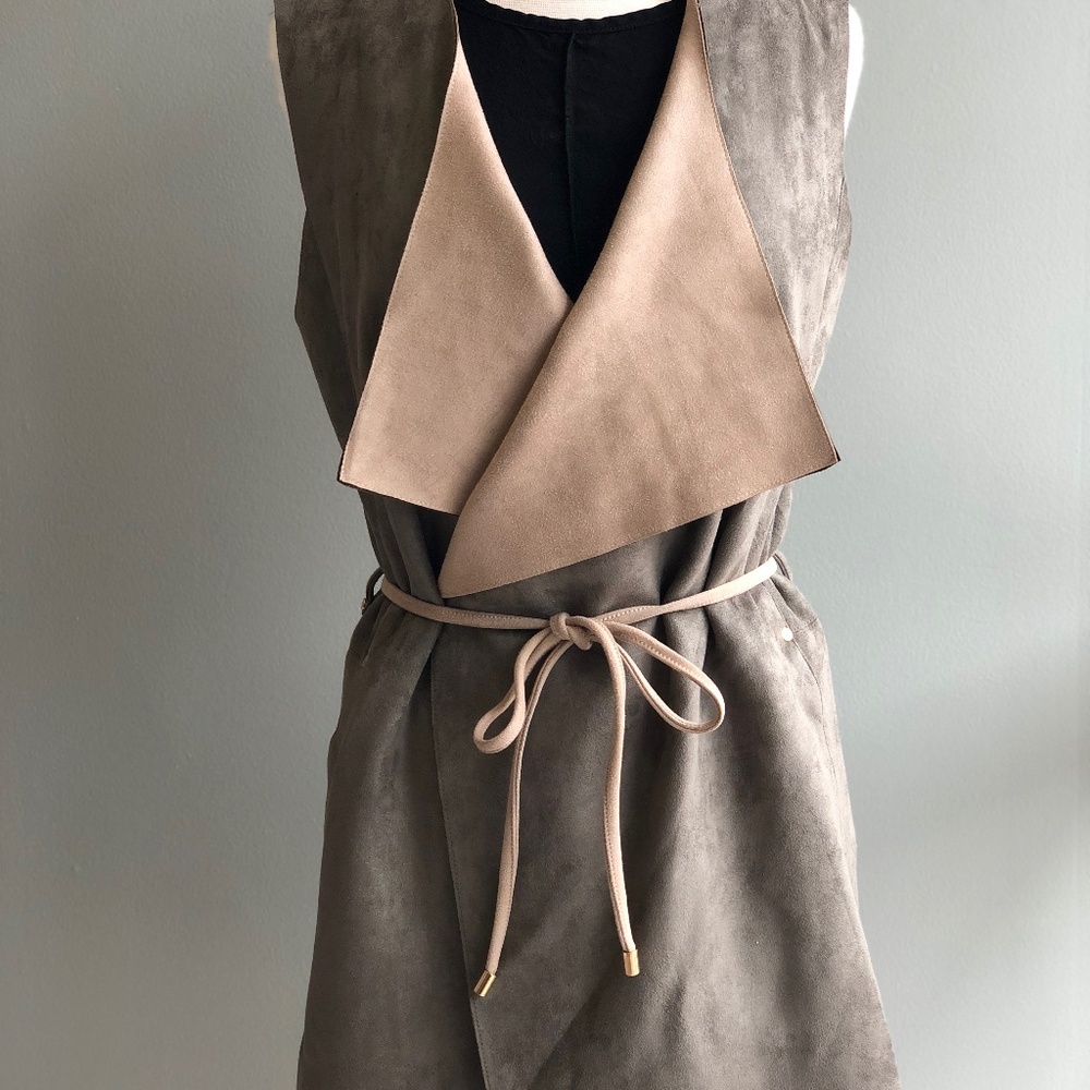 Fate Green Suede Vest